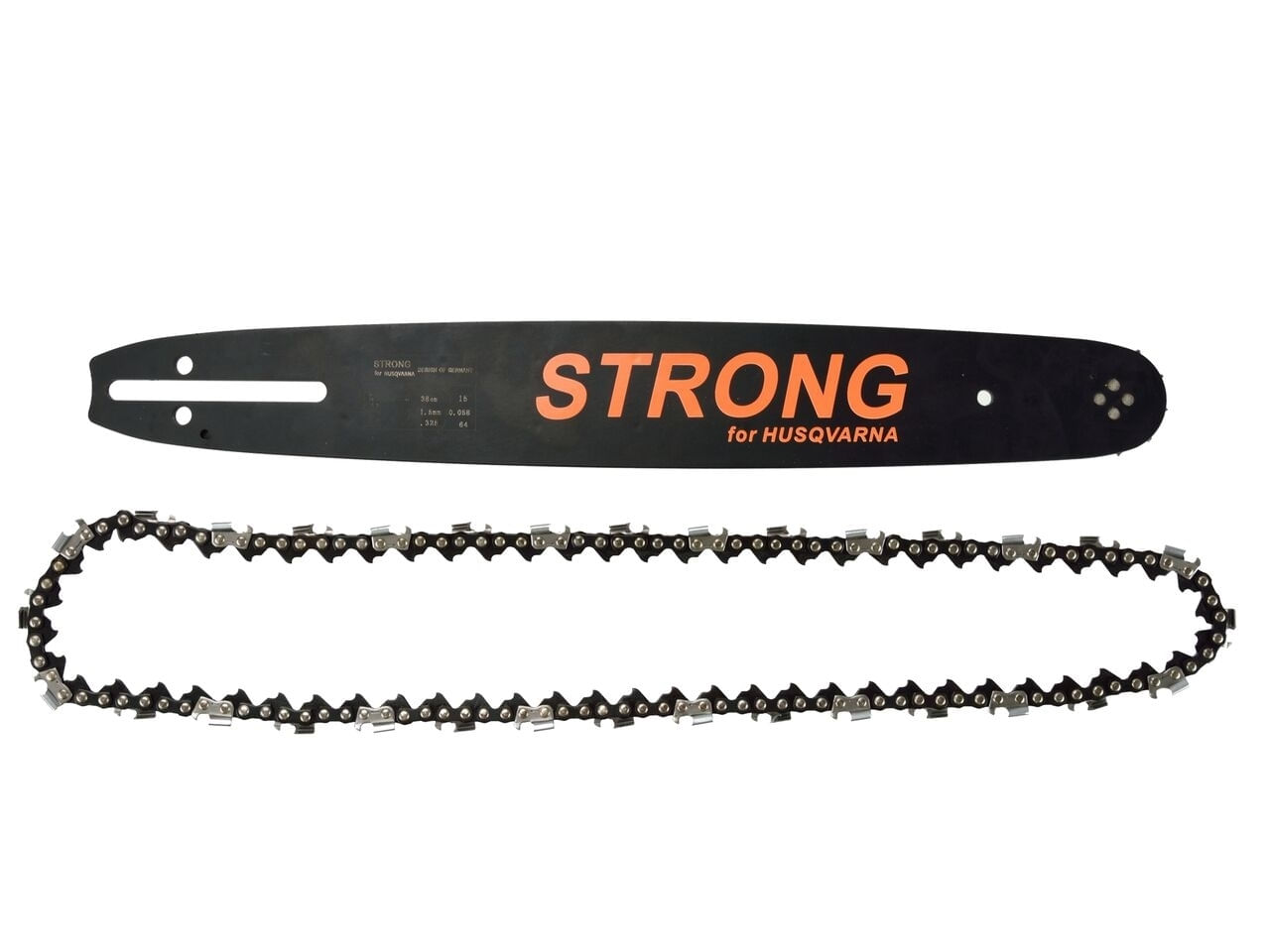 Set lama ghidaj 15" 325+ 2 lanturi pentru fierastrau Husqvarna 64T, GEKO G74010 - imagine 7